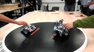 SFU 2014 EV3 Sumo Bot Battle 2 of 4