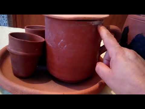 احسن فخار للإستعمال لشرب الماء وما هي الماده البيضاء التي تخرج من الاواني الفخاري