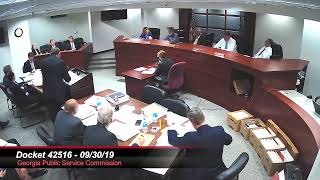 Docket 42516 - 09/30/19: Docket 42516 - Georgia Power Company’s 2019 Rate Case