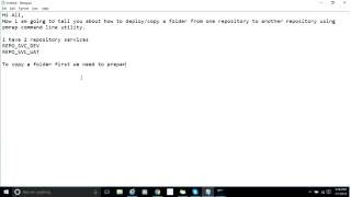 Informatica Folder copy or Folder deploy using pmrep