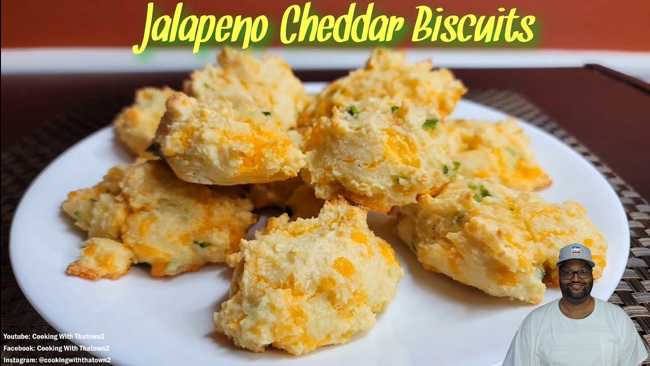 Almond Flour Jalapeno Cheddar Biscuits | Keto | Low Carb | Cooking With Thatown2