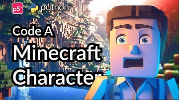 Code Minecraft with Just Rectangles in P5 Python!? | Coding For Kids