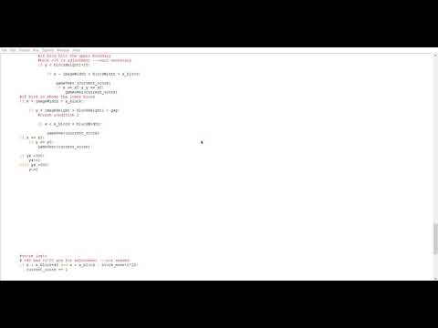 Improved flappy bird in python with idle and pygame