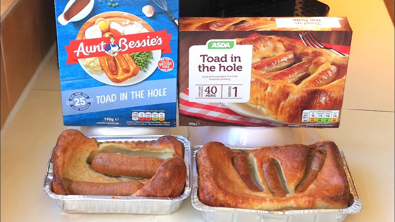 Aunt Bessie's Vs Asda Toad In The Hole Comparisons Food Review