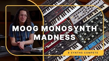 Comparing 8 Moog Monosynths: From the Model D to the New Messenger