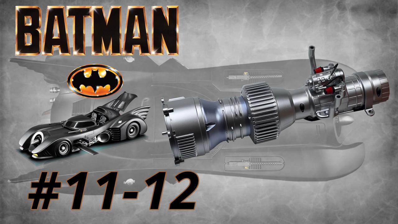 Мы строим Бэтмобиль. Тим Бертон, Бэтмен, 1989 год, Deagostini Altaya — выпуски 11-12.