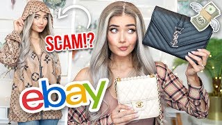 I BOUGHT FAKE DESIGNER ITEMS ON EBAY... I DID NOT EXPECT THIS! видео