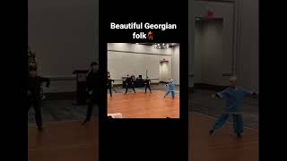Georgian folk dance performance Shows respect and good manners between ladies and gentlemen. #dance