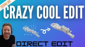 Fusion 360 direct modeling - (How To Edit Faster)