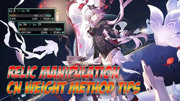 Honkai Star Rail Relic Manipulation Weight Method