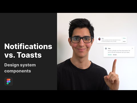 Designing Notifications vs. Toast Components in Figma
