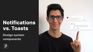 Designing Notifications vs. Toast Components in Figma