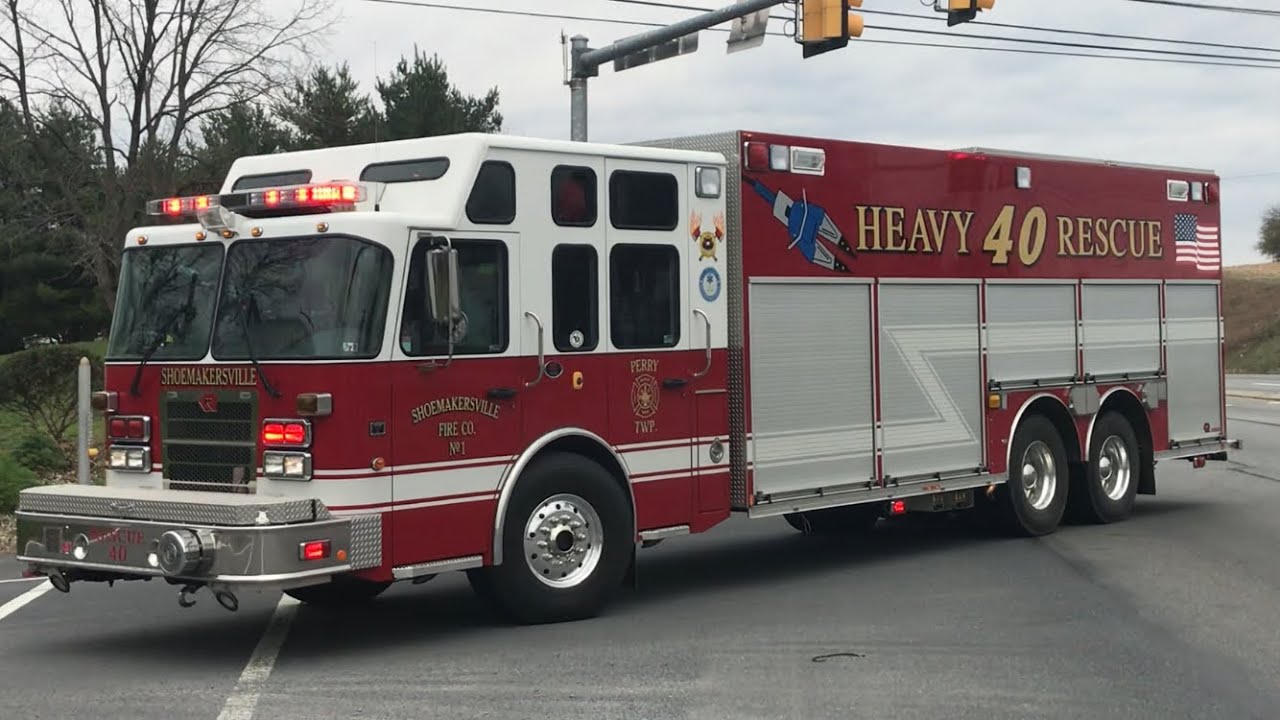 Shoemakersville Fire Company Rescue 40 Responding 4/11/19 YouTube