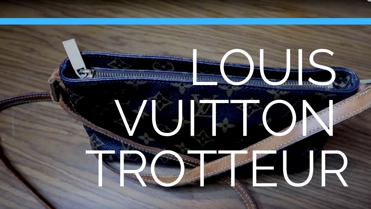 Louis Vuitton Trotteur Monogram Canvas Shoulder Pochette Bag