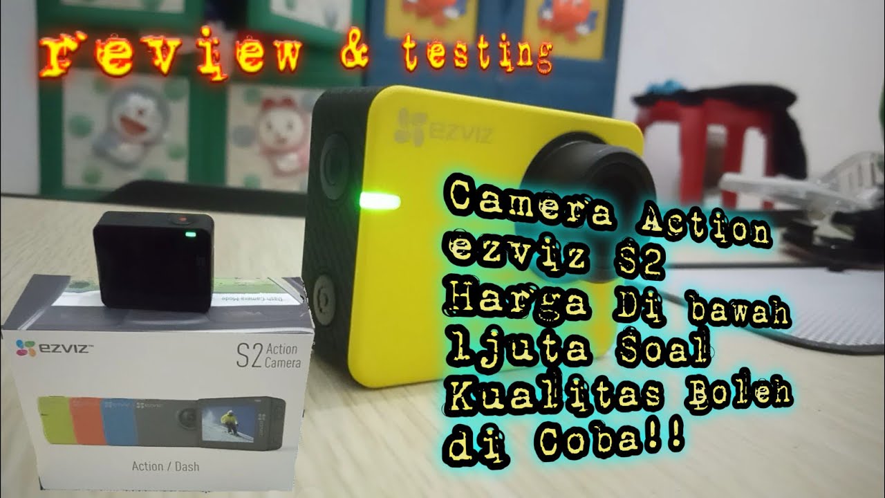 UNBOXING!! Review+Testing EZVIZ S2 Action Camera 2020 !! YouTube