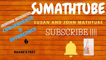 Convergence and Divergence - PART 6 - ENGINEERING MATHEMATICS