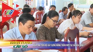 Kiểm tra tiến độ xây dựng nông thôn mới tại xã Hòa Bình | ATV Tin tức