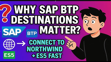 SAP BTP Destination Configuration | Connect to Northwind & SAP ES5 Gateway Demo Server