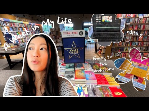 Realistic & Relaxing Week In My Life with two kids, library, mom-wife duties, content talk, and more
