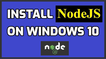 How to install Node.js on Windows 10