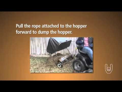 Using the Lawn Sweeper - YouTube