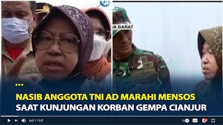 Nasib Anggota TNI AD Yonzipur III Siliwangi yang Marahi Mensos Saat Kunjungan Korban Gempa Cianjur