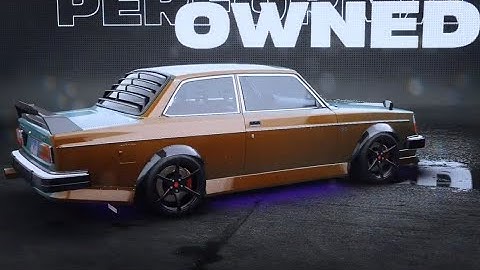 Volvo 242 DL Wide Body Kit tuning | NfS Unbound