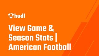 View Game and Season Stats | American Football