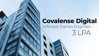 Covalense Digital Hiring for Software Trainee Engineer | 3 LPA