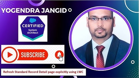 Refresh Standard Record Detail page explicitly using LWC (Blog URL added in description)