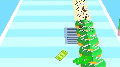 Donut Stack Run Race 3D – Epic 3D Running Game | Fun Donut Stacking Challenge!