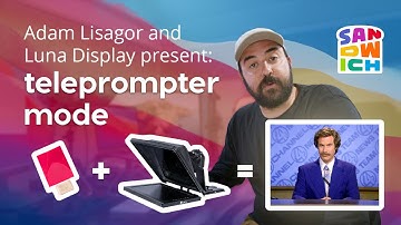 Using the iPad and Luna Display with a Teleprompter (ft. Adam Lisagor)