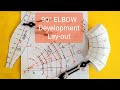 90 DEGREES PIPE ELBOW  LAY-OUT/DEVELOPMENT/PATERN/Paano gumawa at Mag layout ng elbow/segment bend