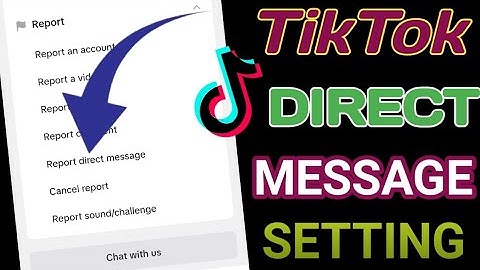 Tiktok Direct Message option not showing 2025🔥[ tiktok Direct Message problem solved ]