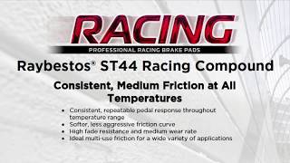 Raybestos ST44 Racing Brake Pad Formulation by Raybestos Brakes 388 views 4 years ago 41 seconds