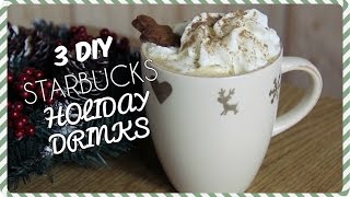 3 DIY Starbucks Holiday Drinks ❄