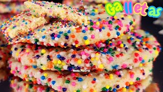 Galletas de Azucar con Chispitas de Colores 🧒👧