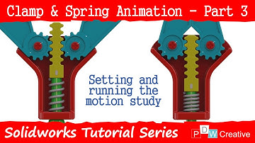 Solidworks tutorial - adaptive spring and gear 3