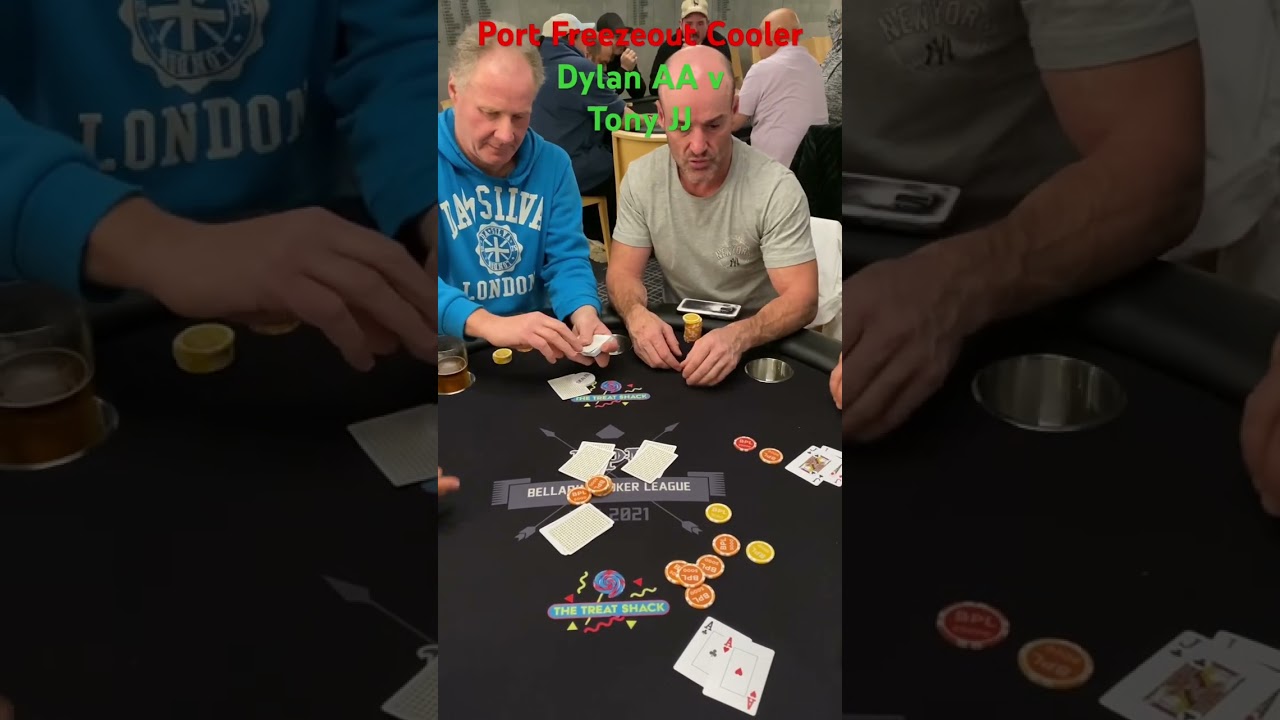 Turbo poker cooler! Aces v Jacks. Port Freezeout. 
