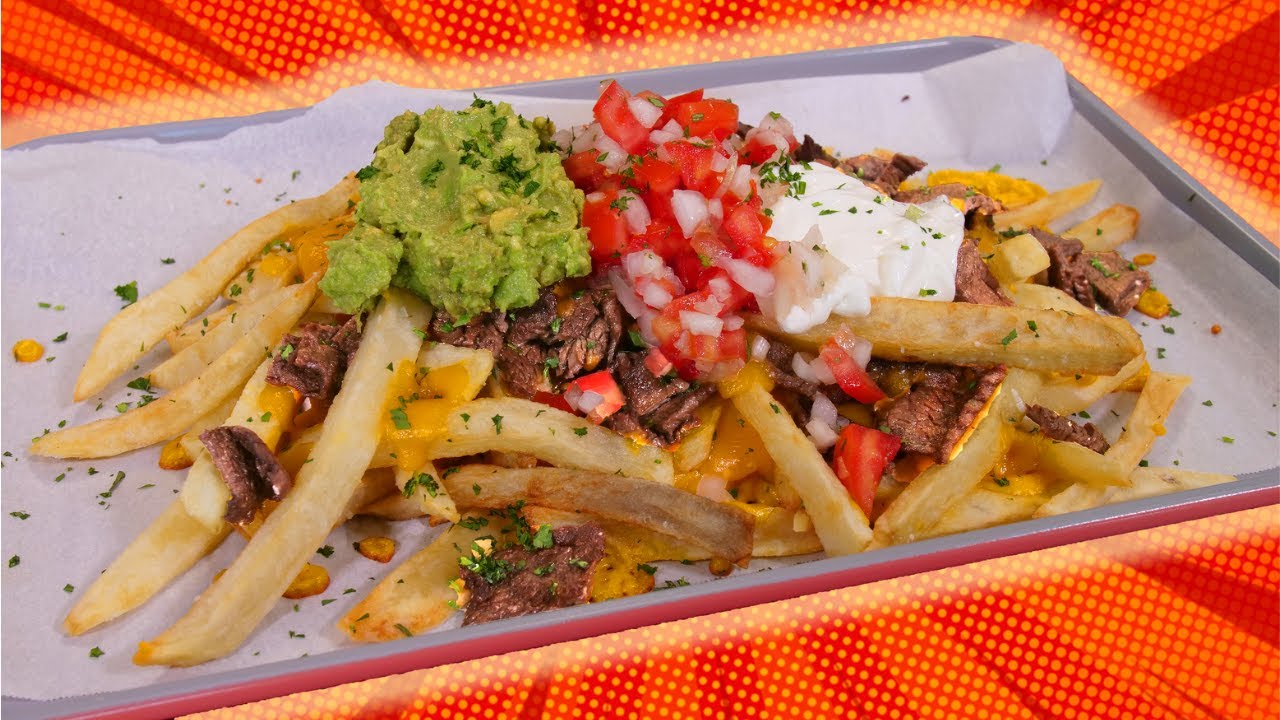 BOTANA PARA EL MUNDIAL: CARNE ASADA FRIES! - La Cooquette