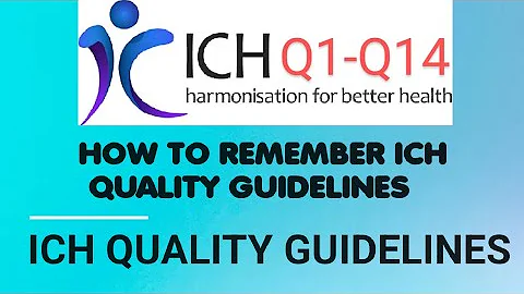 MASTER to remember ICH Quality Guidelines List Q1-Q14 in NO TIME!