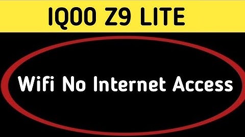 Wi Fi connected but no internet access IQOO Z9 lite, Wi Fi connect hone per bhi internet nahin chal
