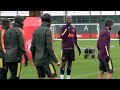 Man Utd Players Train Ahead Of Champions League Clash With RB Leipzig