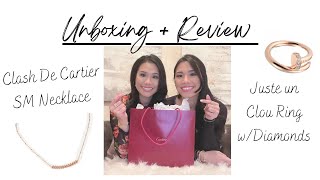 VLOG:Come Shop With Us @cartier! + Unboxing of the Clash Necklace SM & Juste Un Clou Ring w/Diamonds