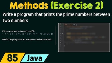 Methods (Exercise 2)