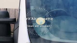 Crit'Air vignette for travel to France. Please read description for link. #motorhome #crit'air