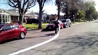 Eric Buss CRAZY 'Bubble Wrap Bike'!!