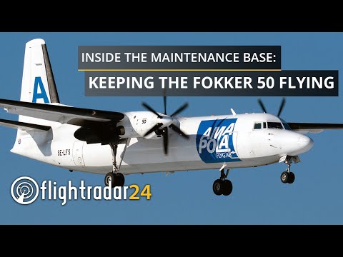 Keeping the Fokker 50 flying: inside the last maintenance base in Europe