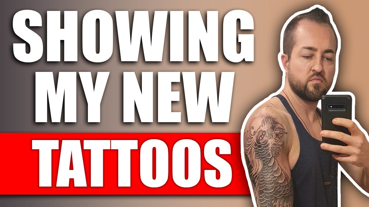 Showing Both Full Arm Completed Tattoos (+ Significance) - YouTube