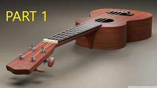 Blender Tutorial  Modeling the guitar step by step  Part 1